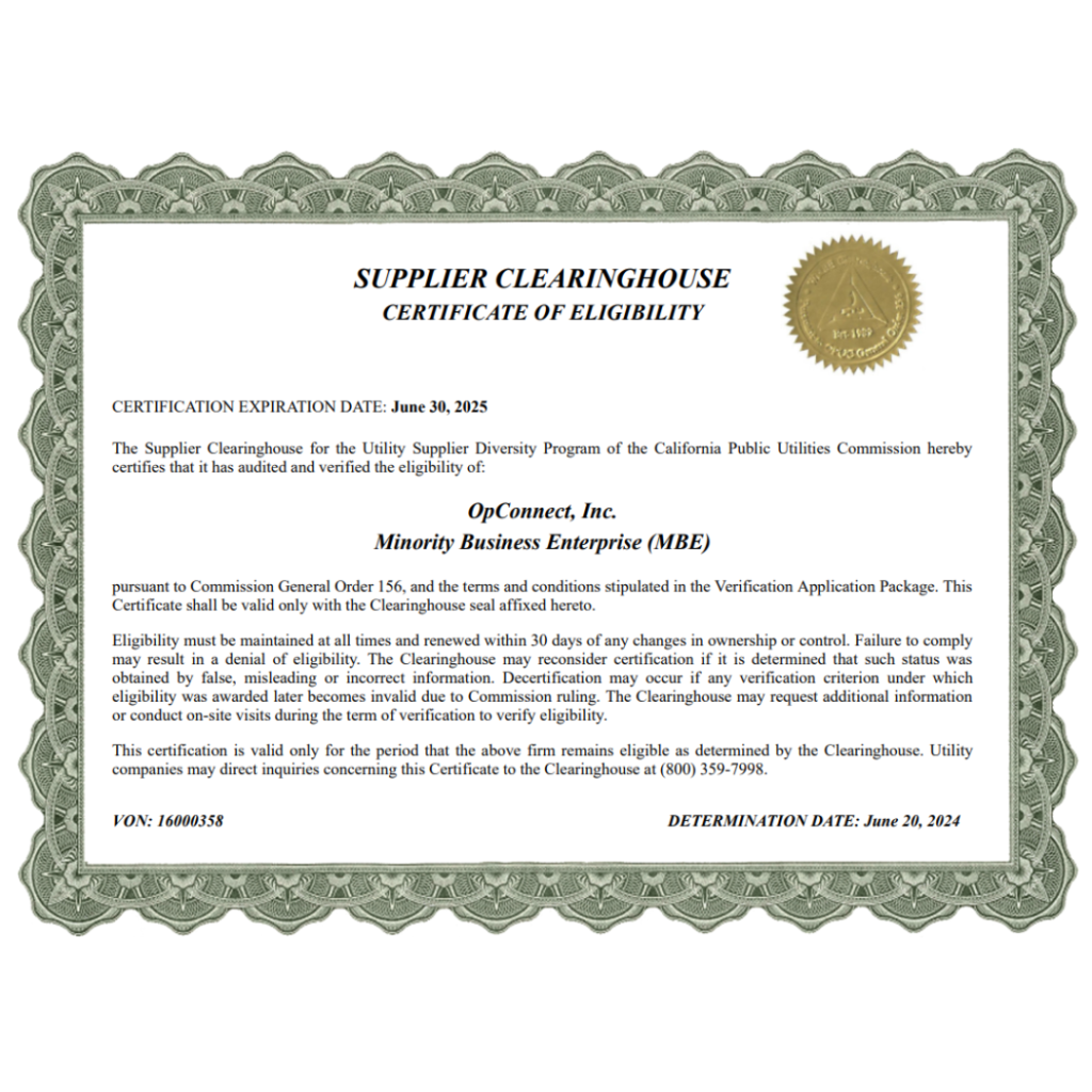 opconnect mbe cert